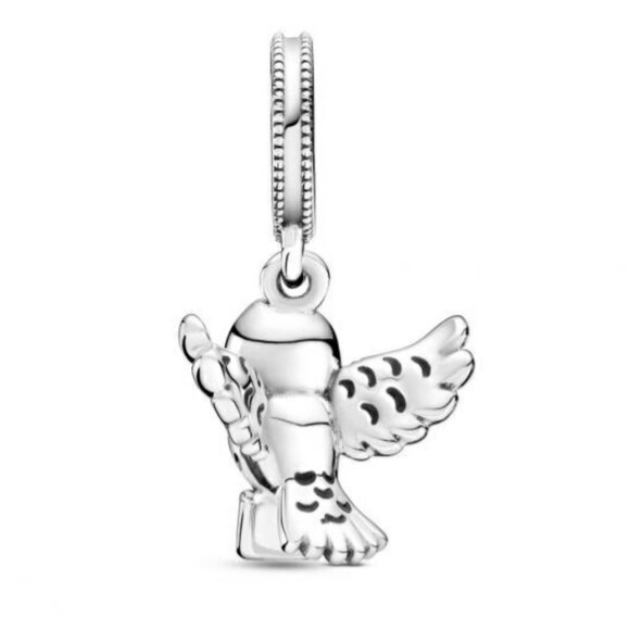 Pandora Harry Potter, Hedwig Owl Dangle Charm, S925 Sterling Silver, Sealed NWT - Picture 2 of 7